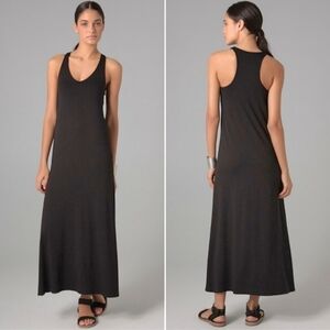 Vince Dress Gray Sleeveless Racerback Maxi Size M